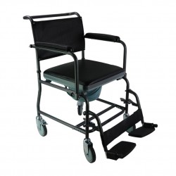 Prim silla aseo con inodoro brazo abatible con ruedas